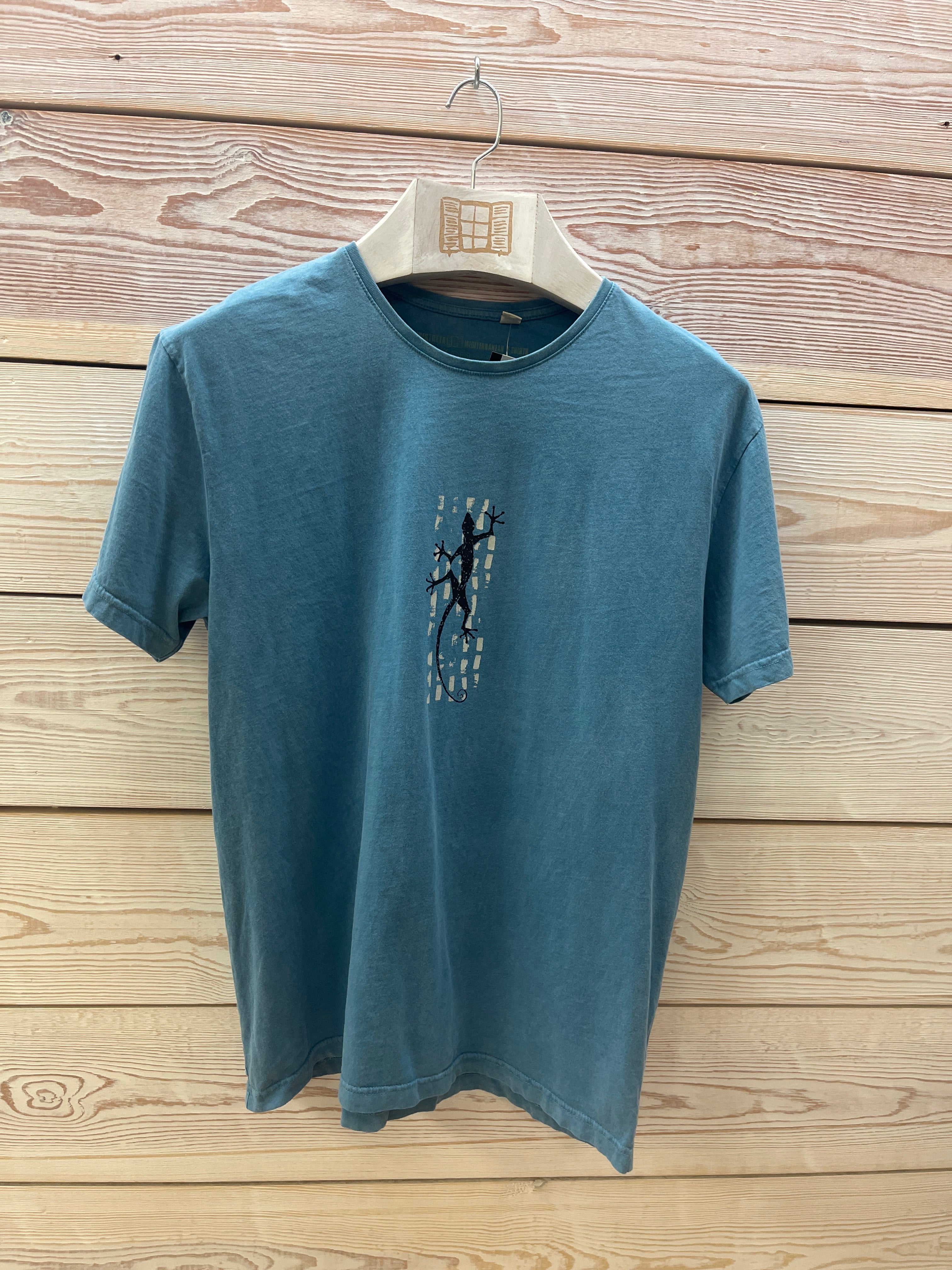 Camiseta manga corta Hombre Outlet talla L color Aqua
