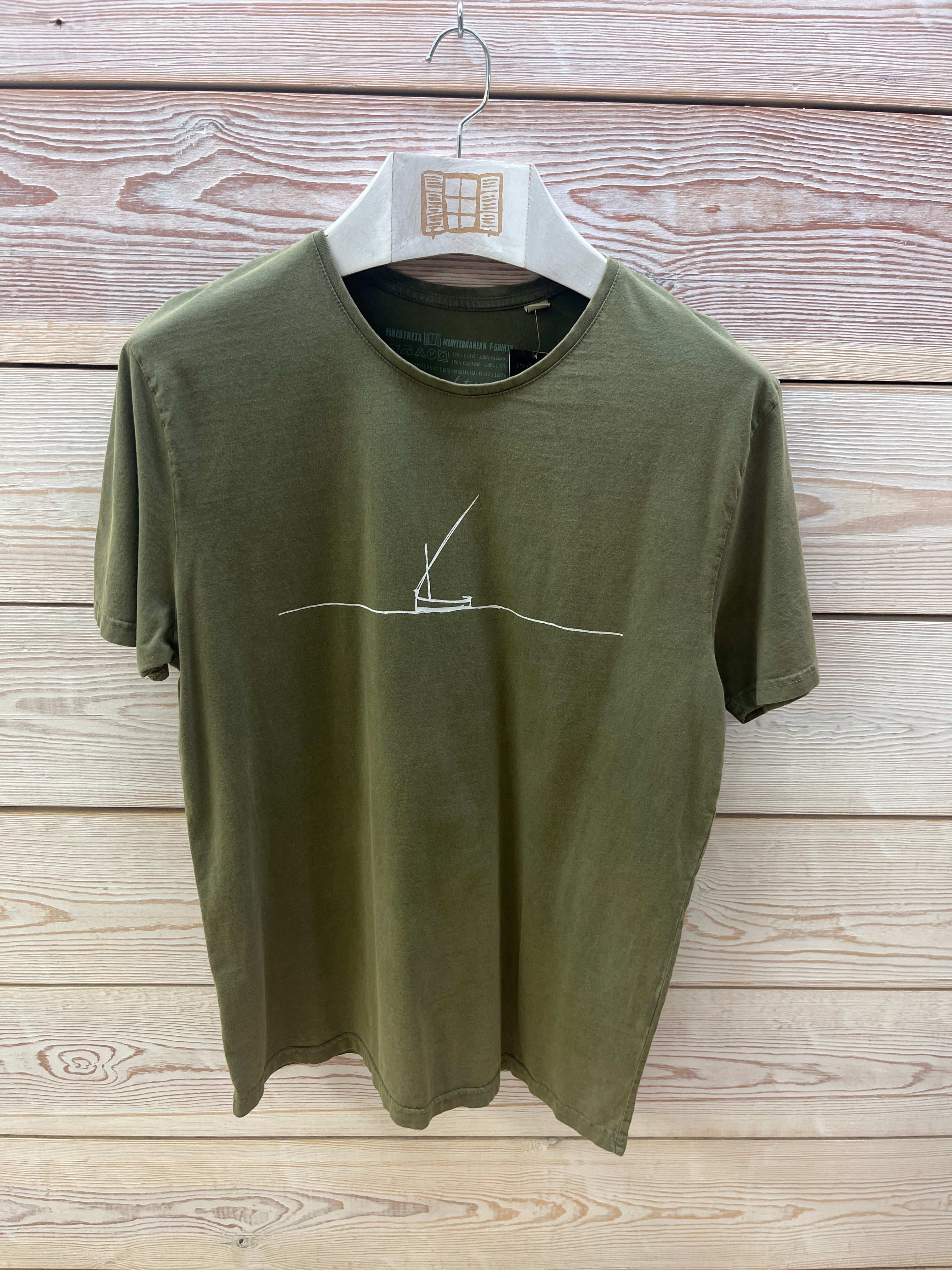 Camiseta manga corta Hombre Outlet talla XL color Zelene