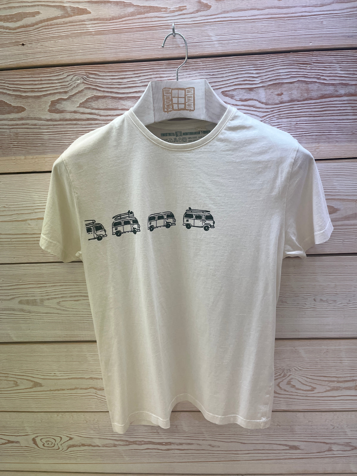 Camiseta manga corta Hombre Outlet talla S color Crudo