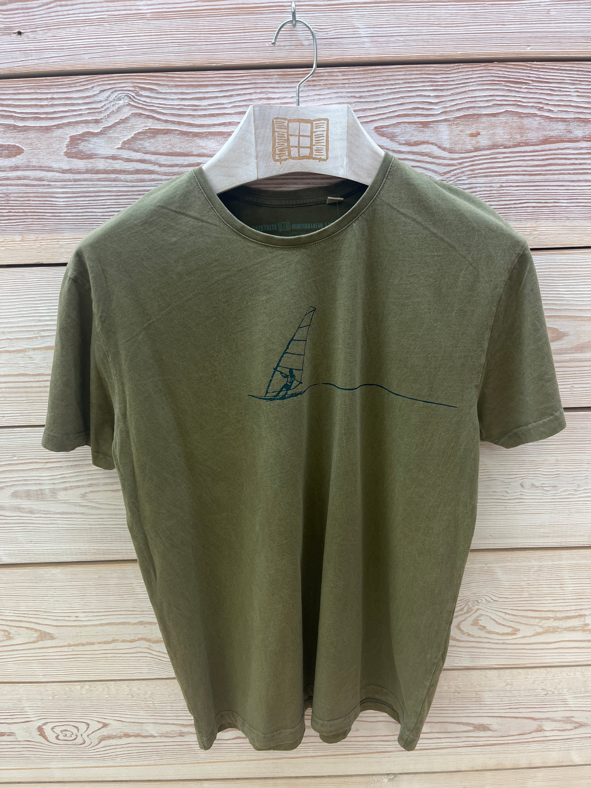 Camiseta manga corta Hombre Outlet talla L color Zelene