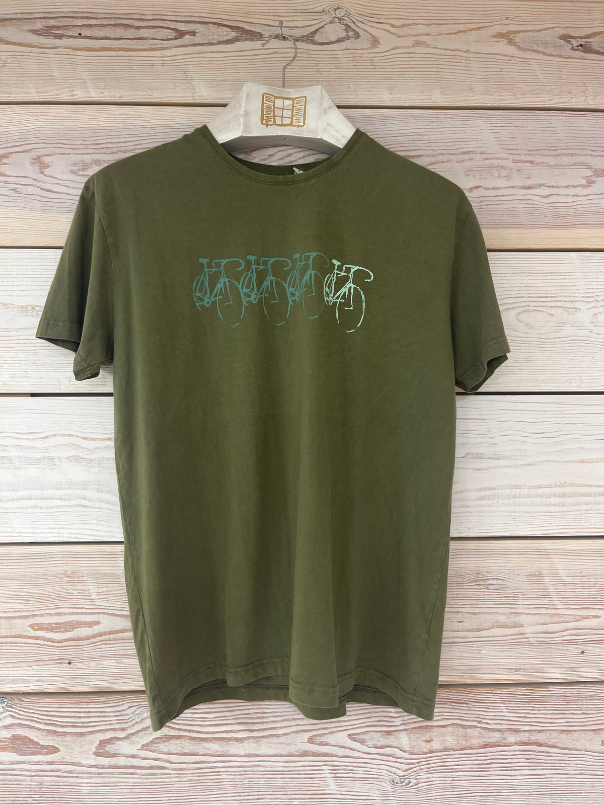 Camiseta manga corta Hombre Outlet talla L color Zelene