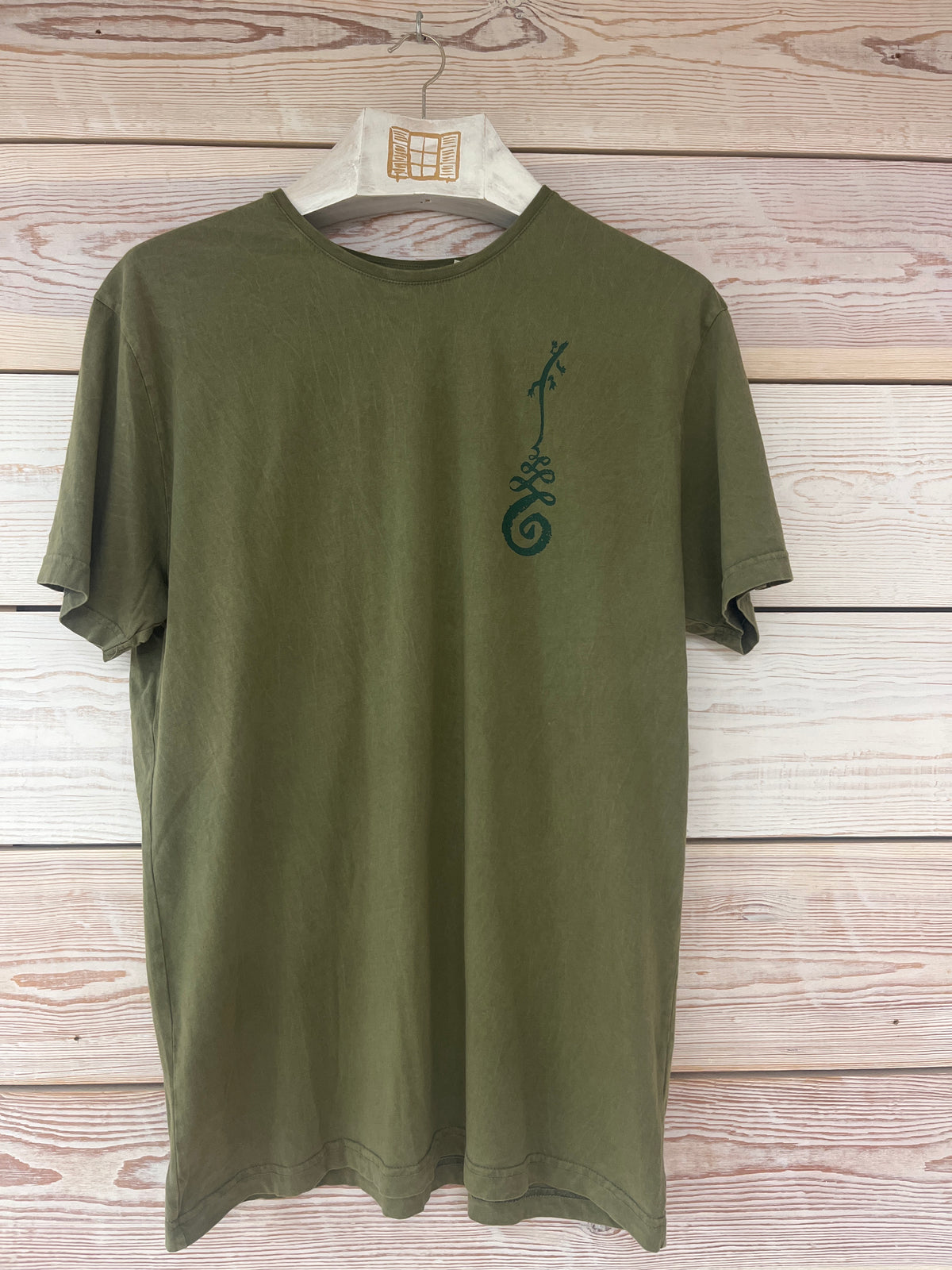 Camiseta manga corta Hombre Outlet talla XL color Zelene