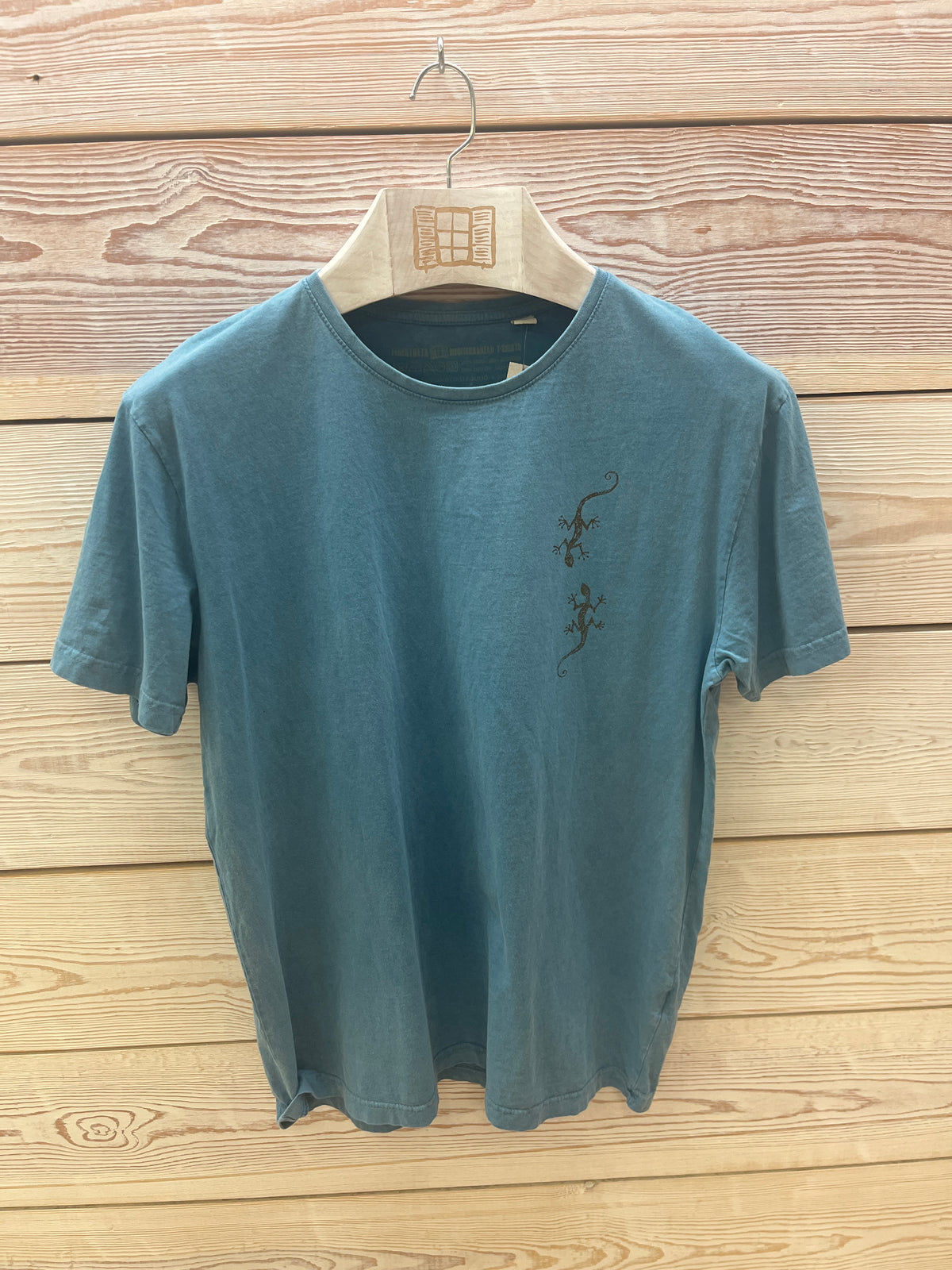 Camiseta manga corta Hombre Outlet talla M color Aqua