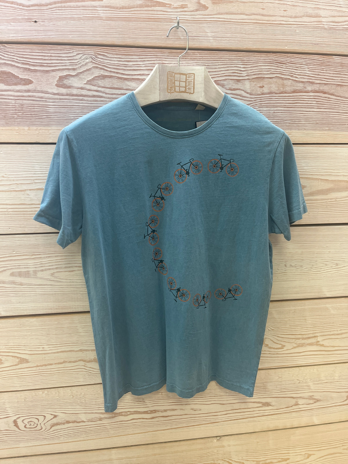 Camiseta manga corta Hombre Outlet talla M color Aqua