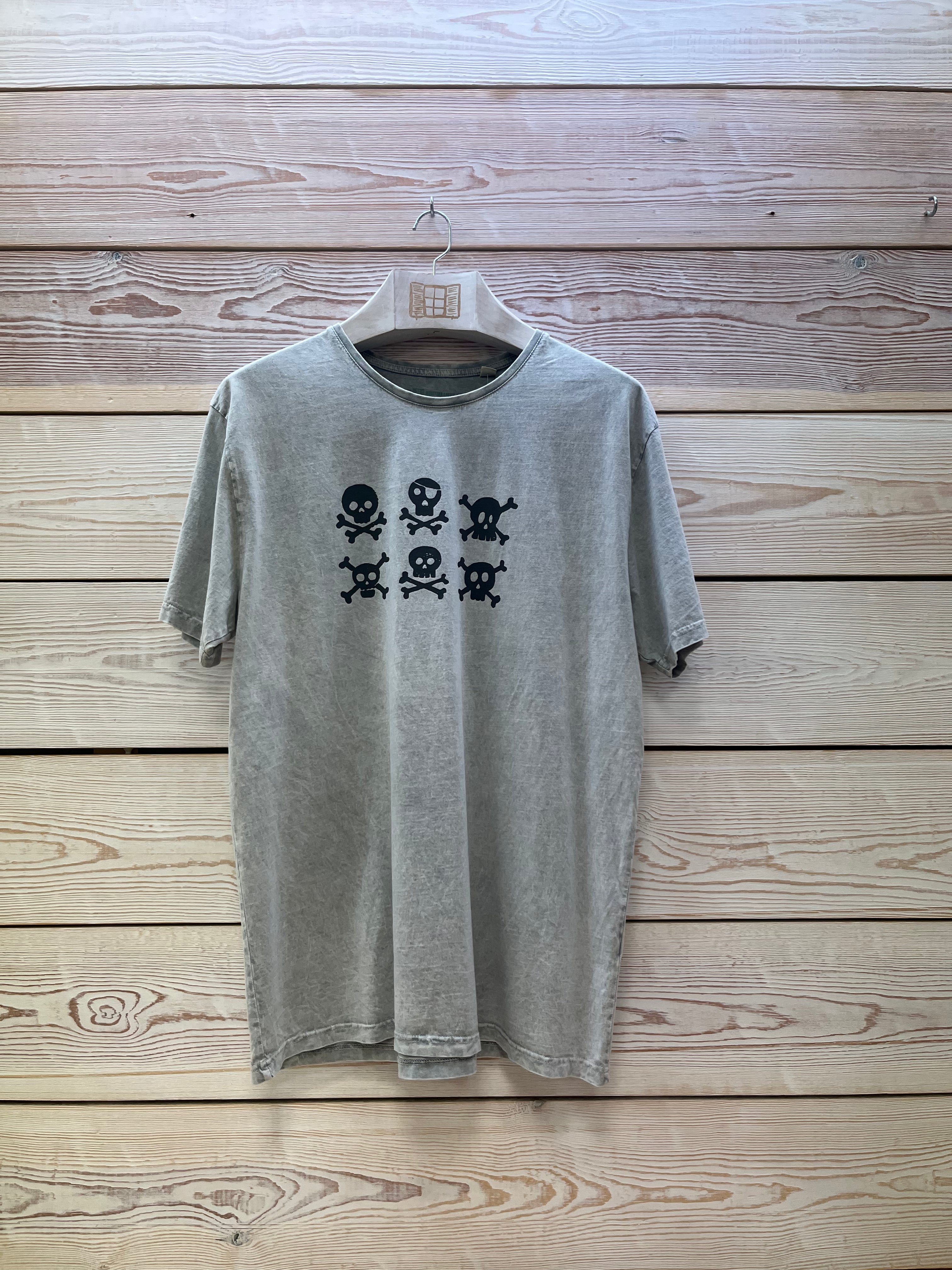 Camiseta manga corta Hombre Outlet talla XXL color Gris