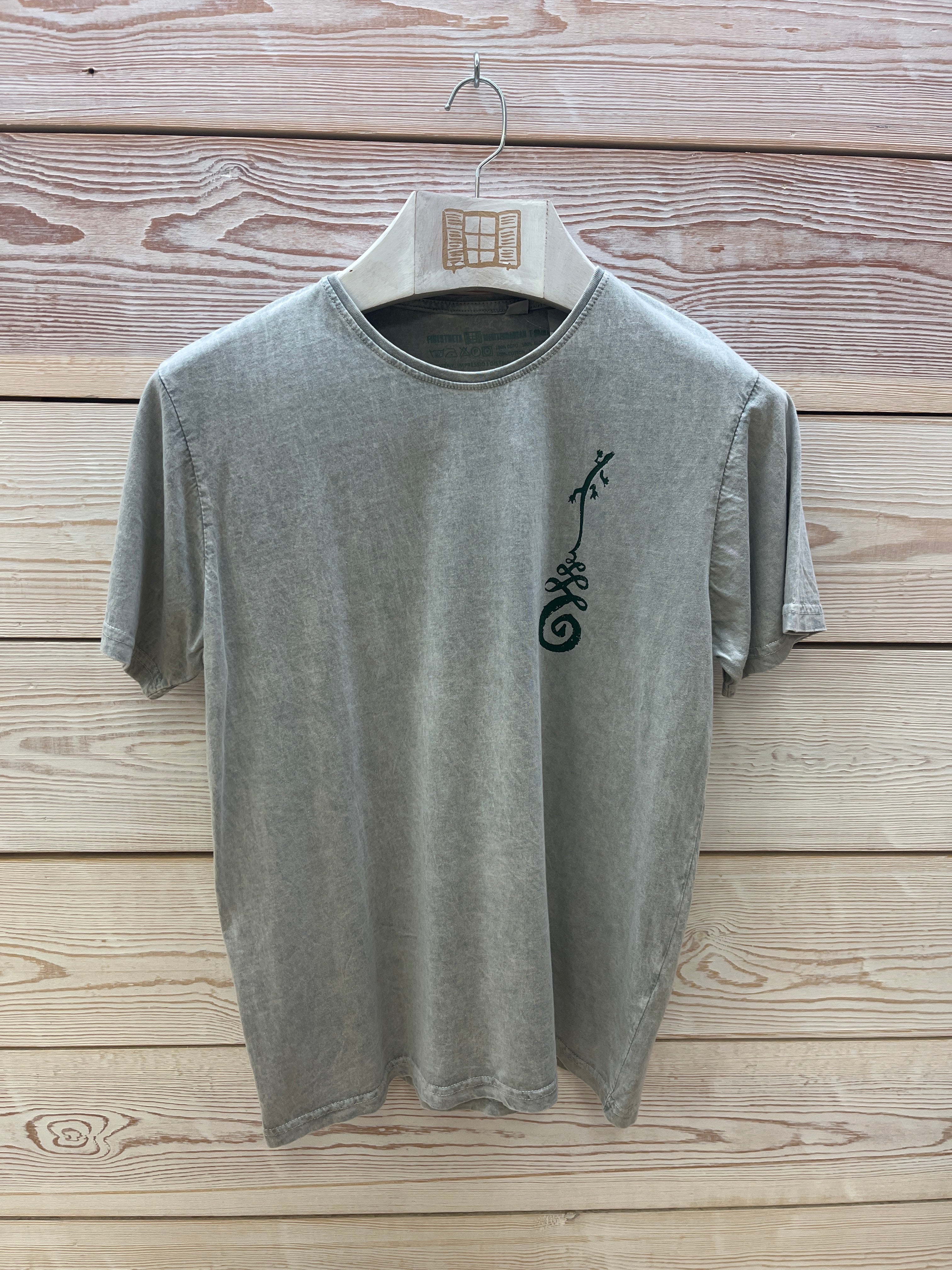 Camiseta manga corta Hombre Outlet talla M color Gris