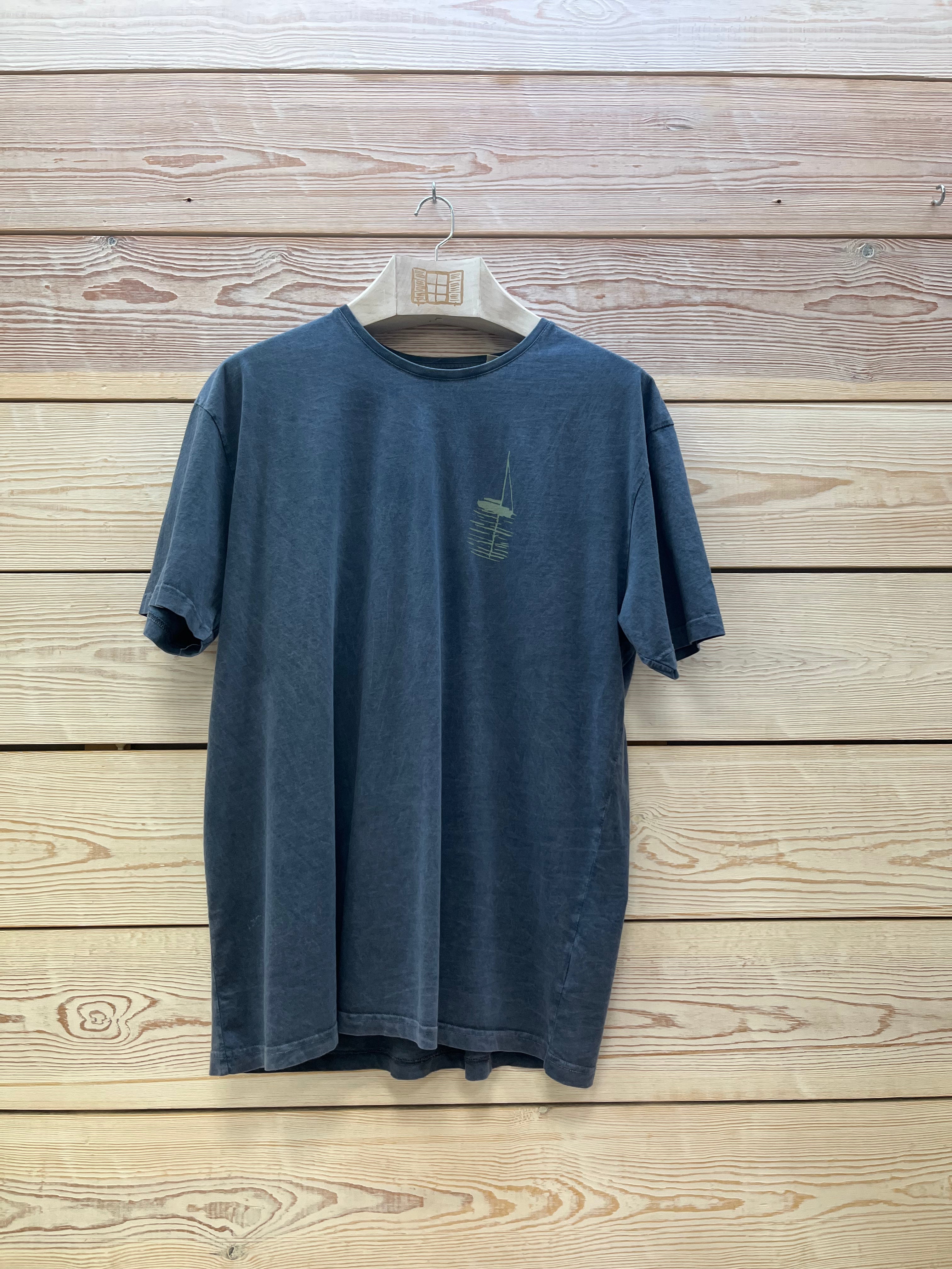 Camiseta manga corta Hombre Outlet talla XXL color Indigo