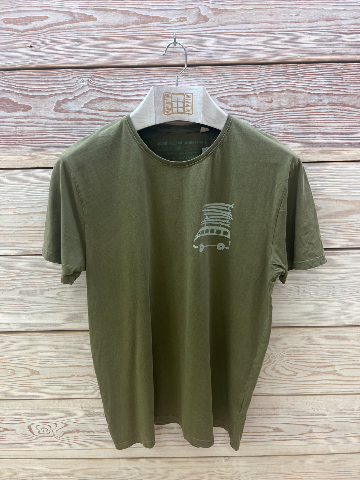 Camiseta manga corta Hombre Outlet talla XL color Zelene