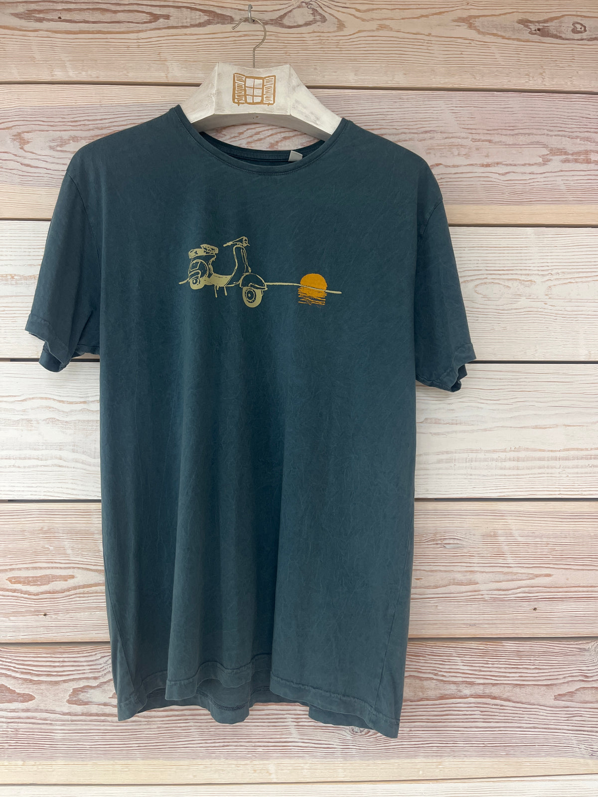 Camiseta manga corta Hombre Outlet talla XL color Marengo