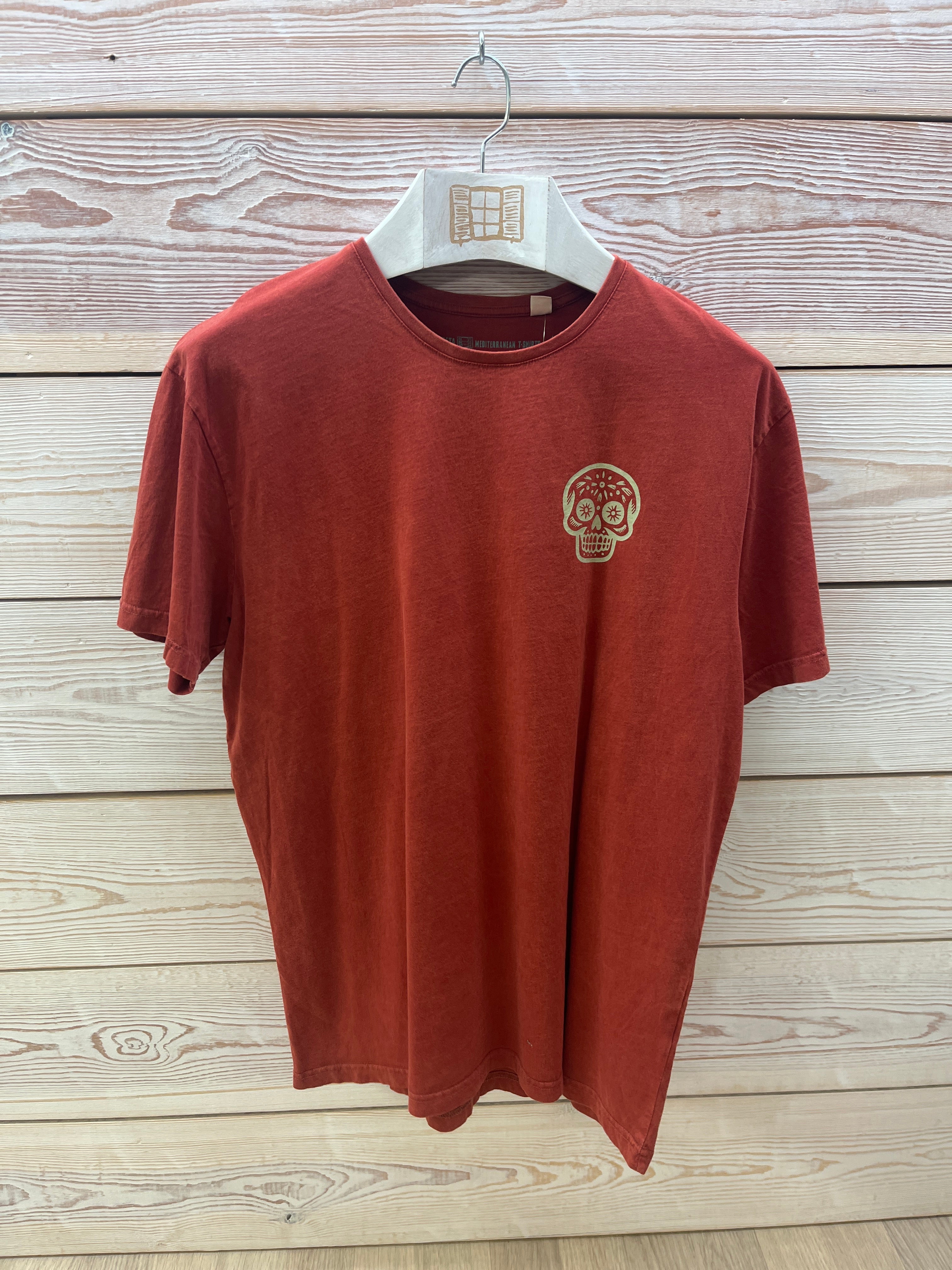 Camiseta manga corta Hombre Outlet talla XL color Arcilla
