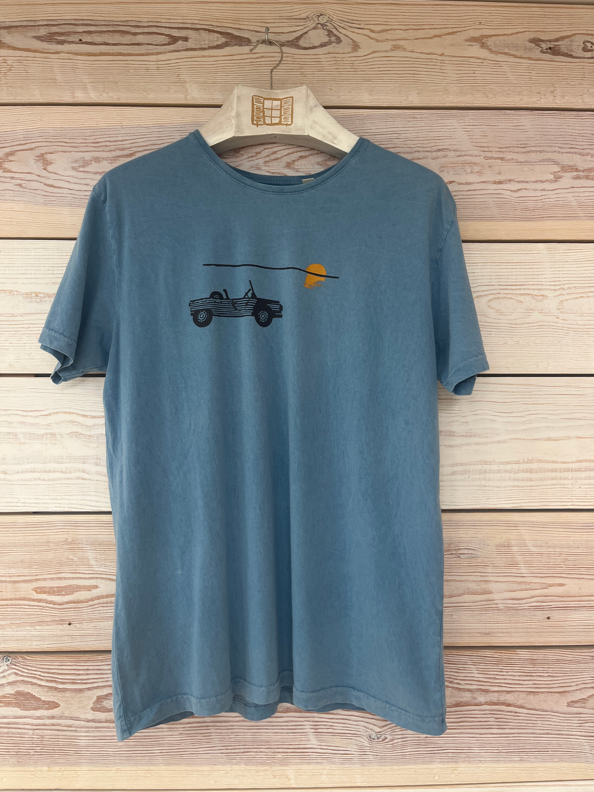 Camiseta manga corta Hombre Outlet talla XL color Aqua
