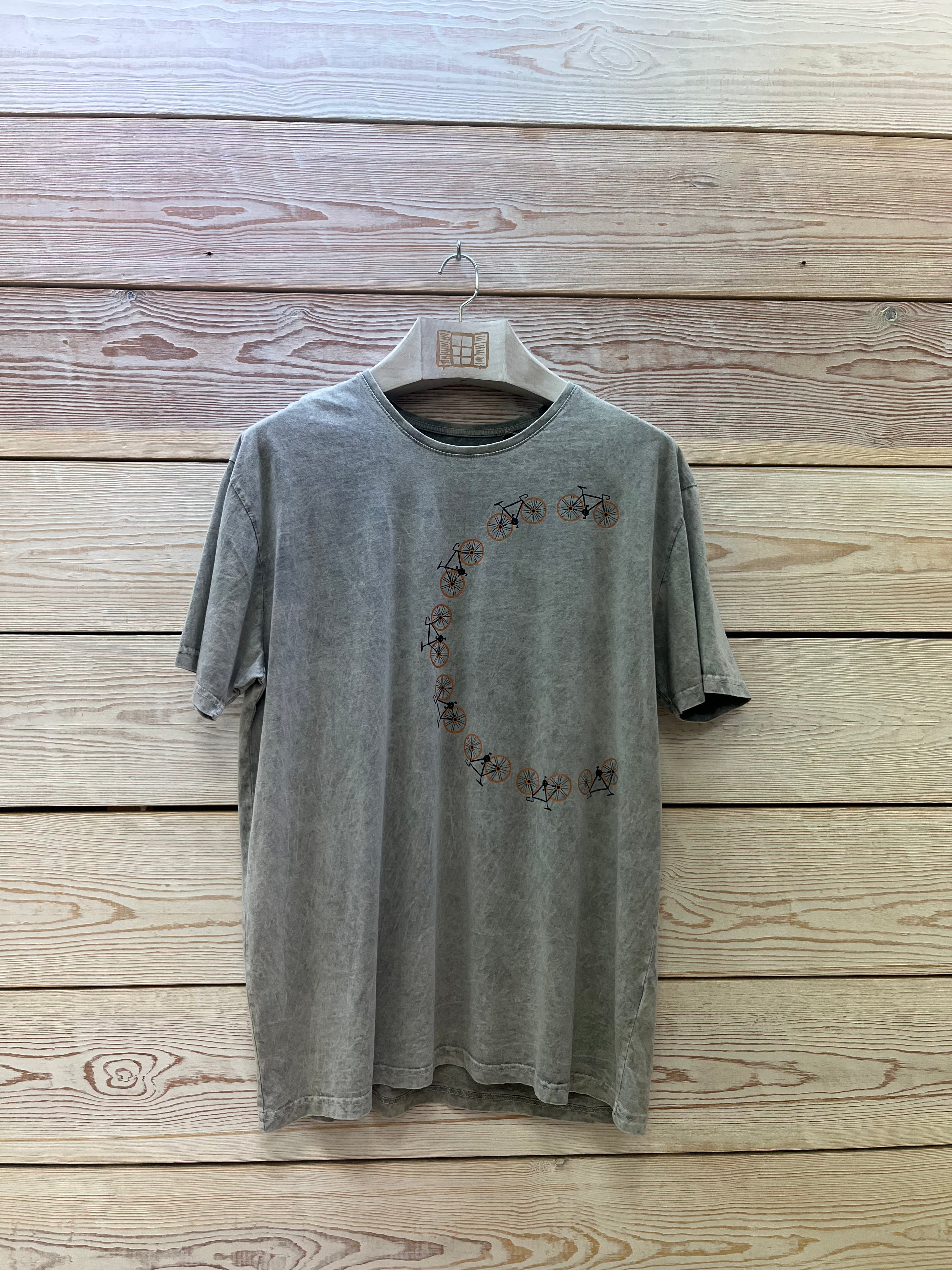 Camiseta manga corta Hombre Outlet talla XXL color Gris