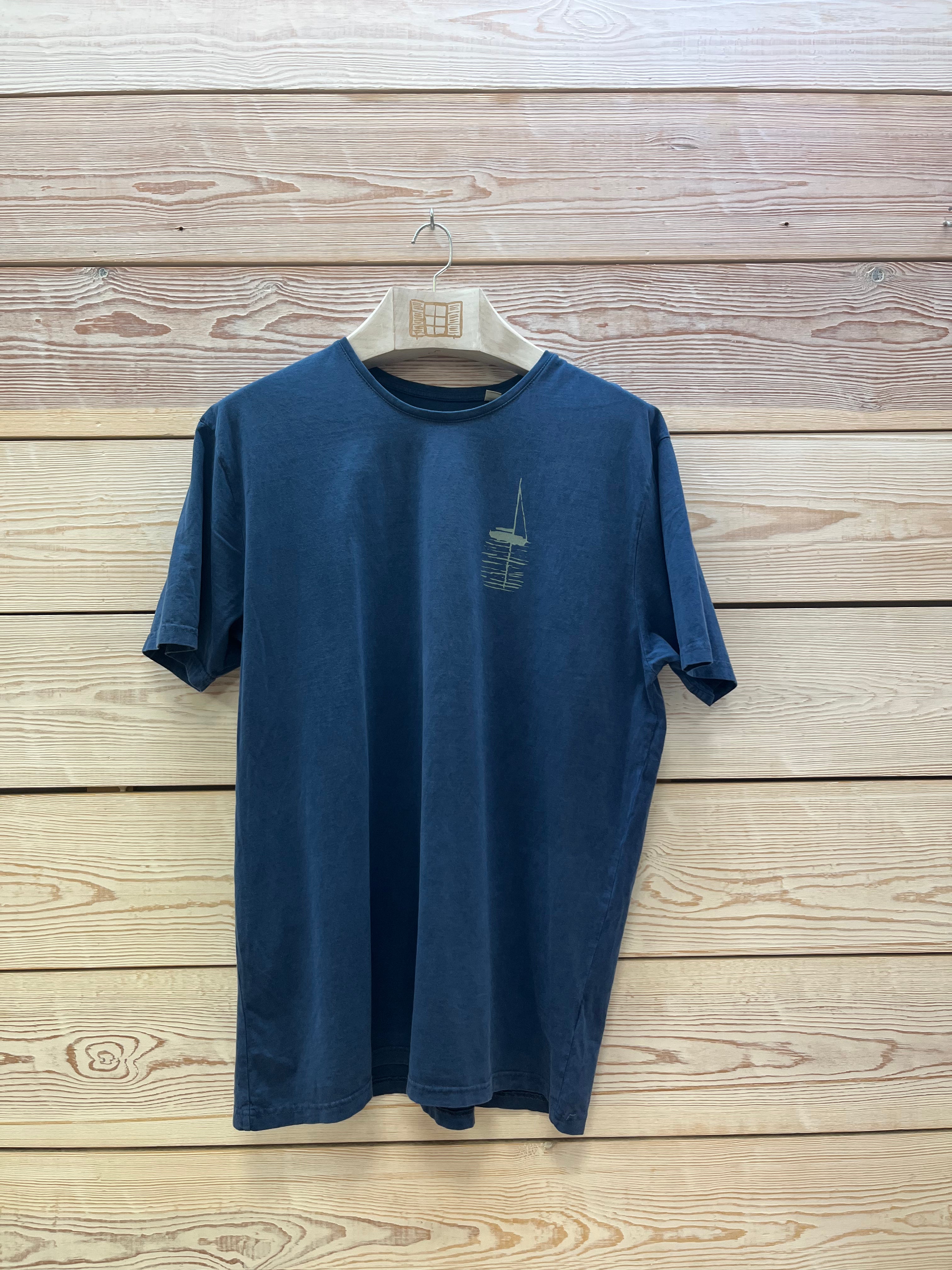 Camiseta manga corta Hombre Outlet talla XXL color Azul marino