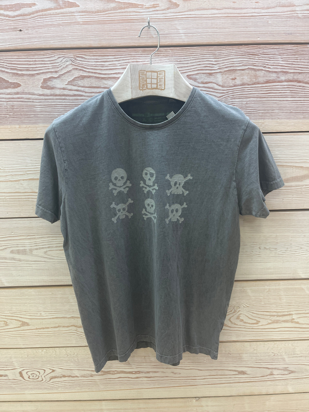Camiseta manga corta Hombre Outlet talla M color Piedra