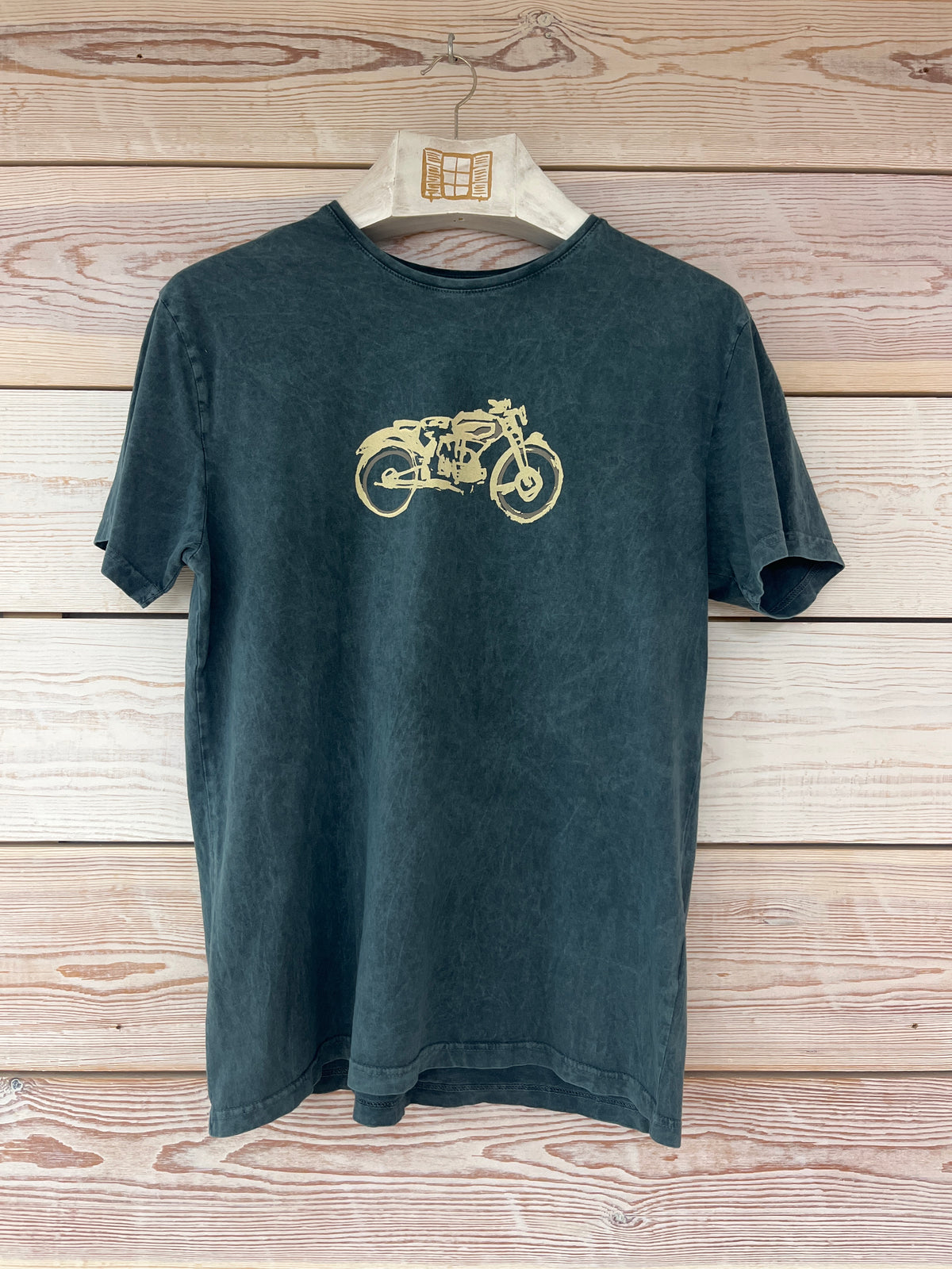 Camiseta manga corta Hombre Outlet talla L color Marengo