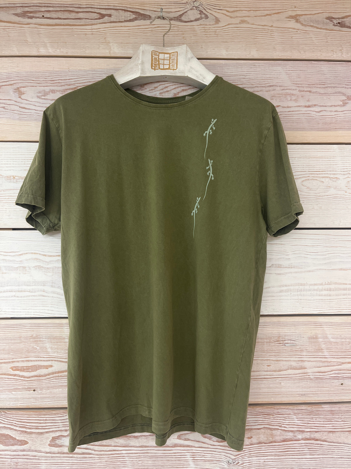 Camiseta manga corta Hombre Outlet talla XL color Zelene