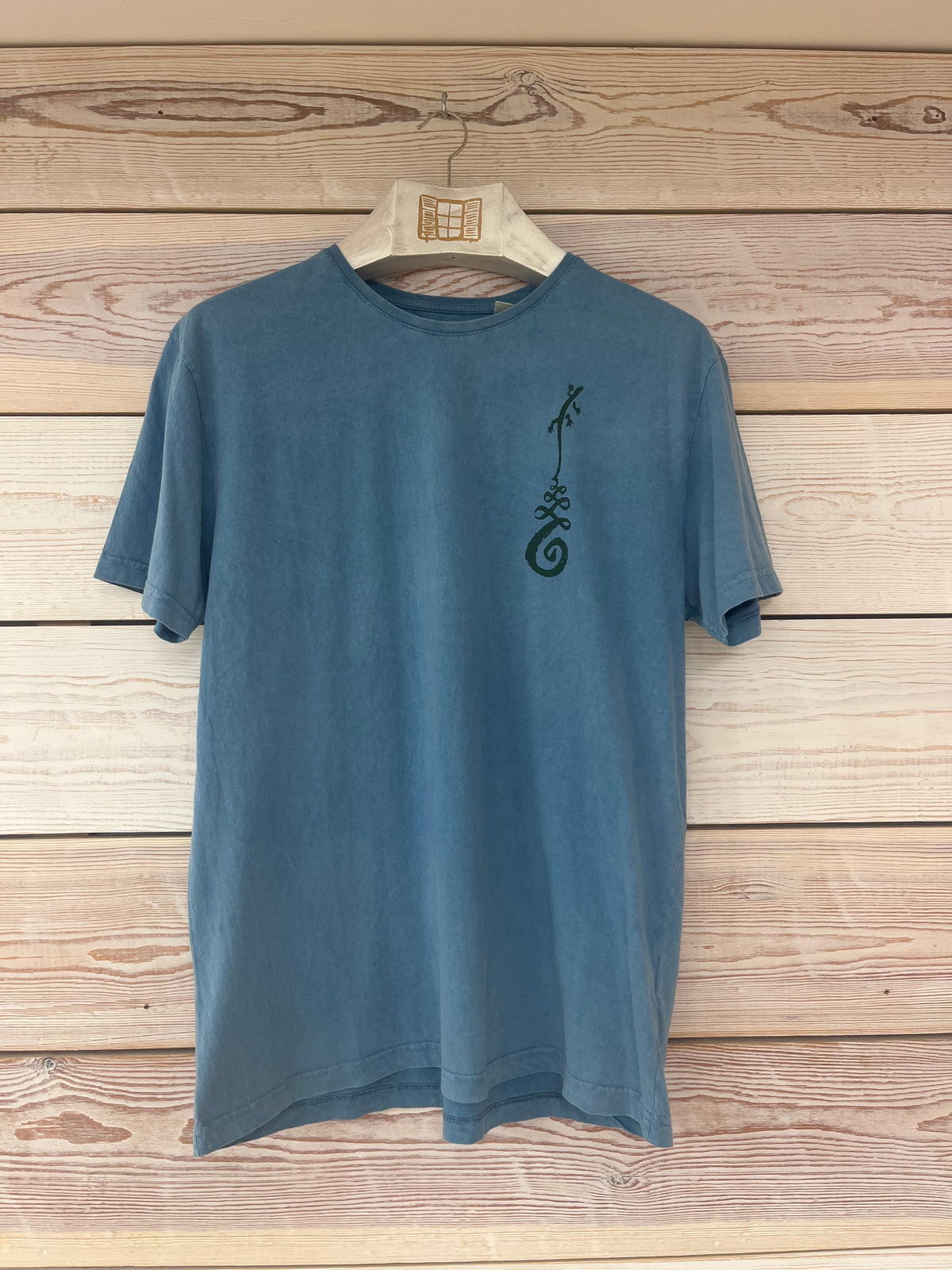 Camiseta manga corta Hombre Outlet talla XL color Aqua