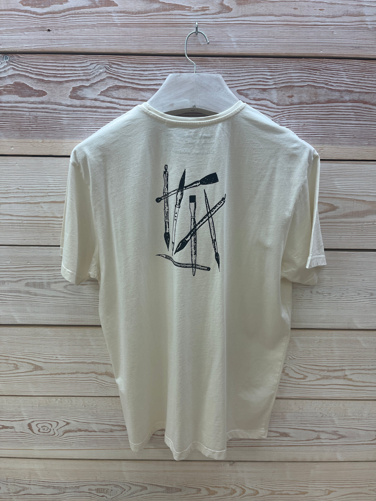 Camiseta manga corta Hombre Outlet talla XL color Crudo