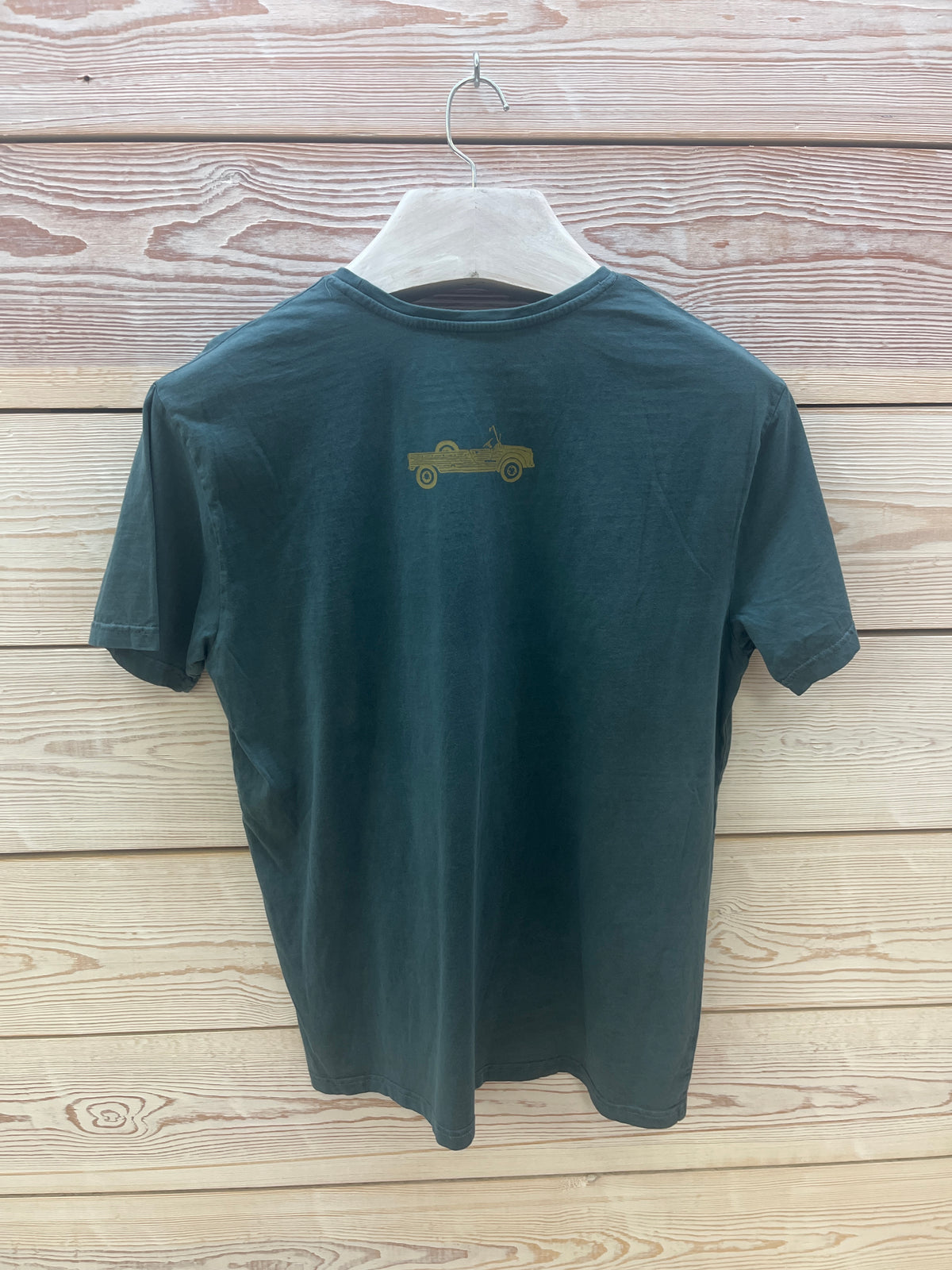 Camiseta manga corta Hombre Outlet talla L color Plomo