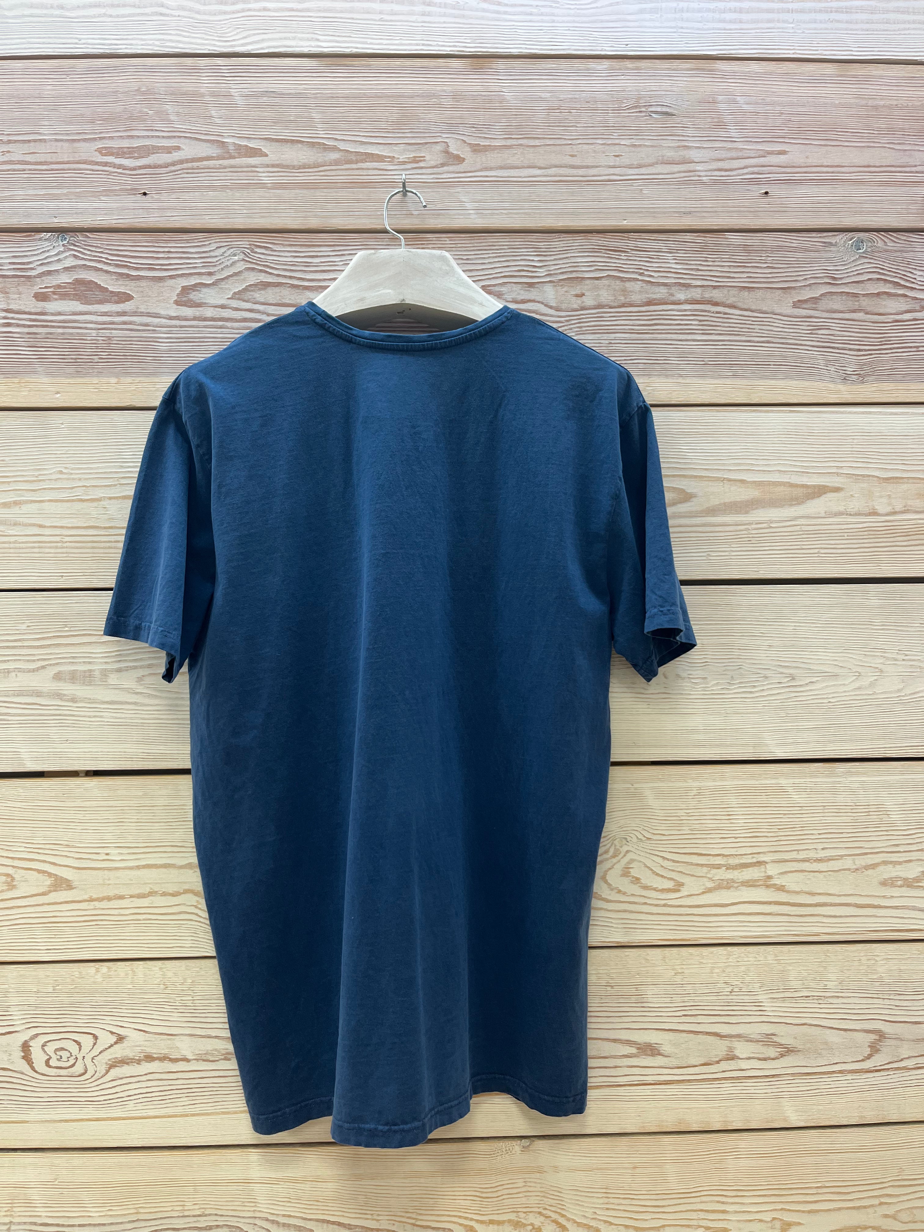 Camiseta manga corta Hombre Outlet talla XXL color Azul marino