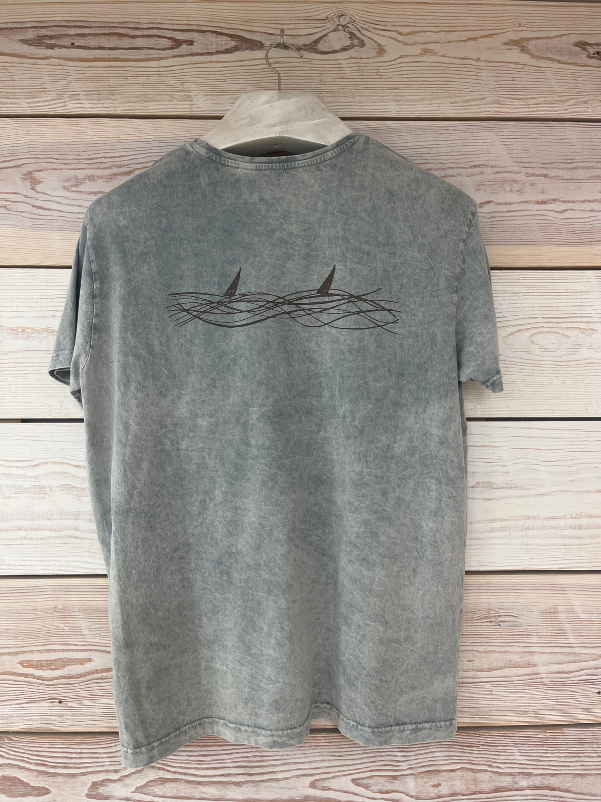 Camiseta manga corta Hombre Outlet talla L color Gris