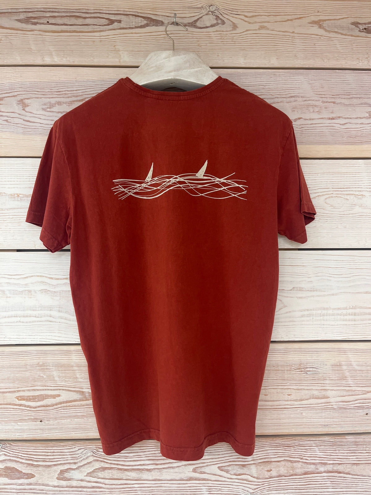 Camiseta manga corta Hombre Outlet talla L color Arcilla