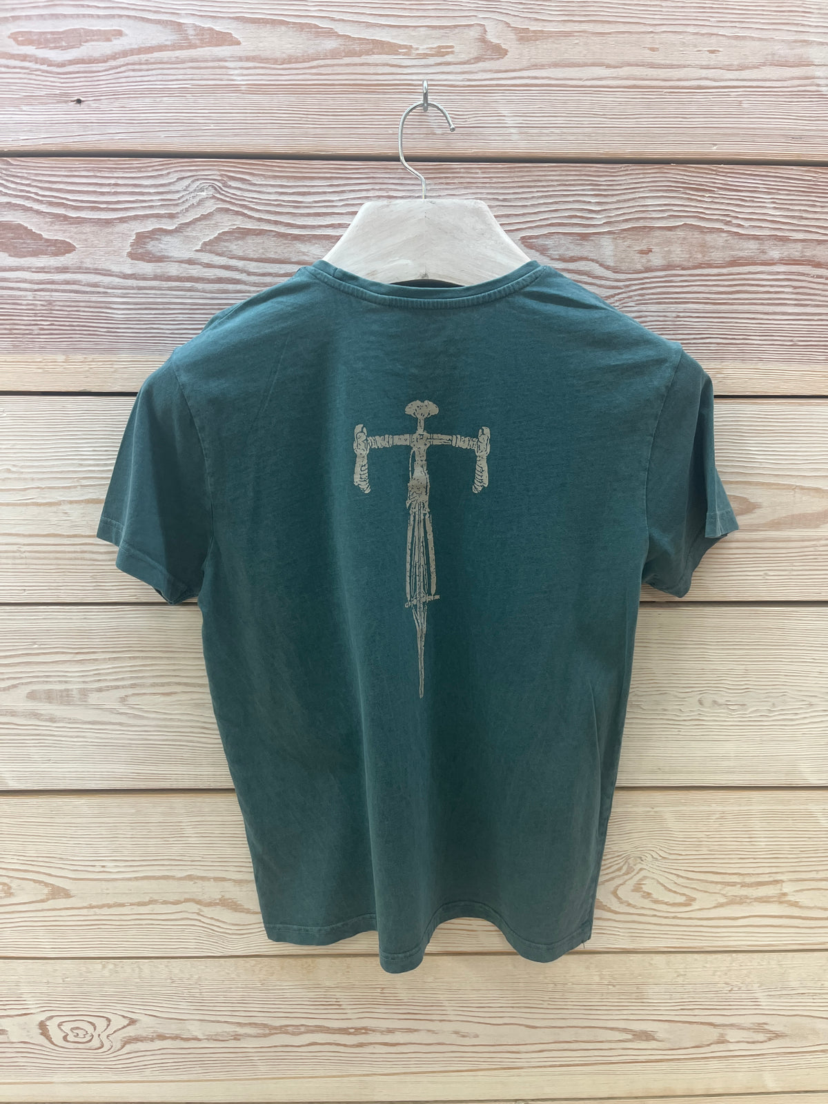 Camiseta manga corta Hombre Outlet talla S color Esmeralda