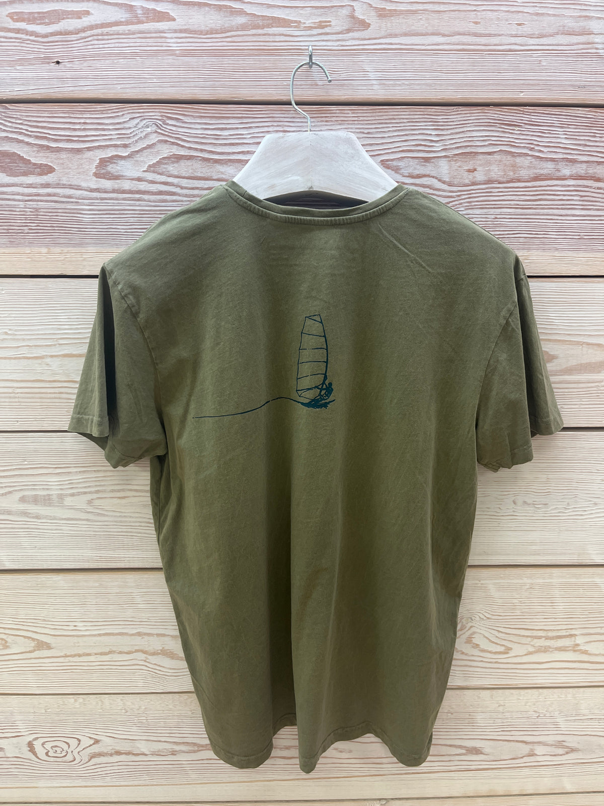 Camiseta manga corta Hombre Outlet talla L color Zelene