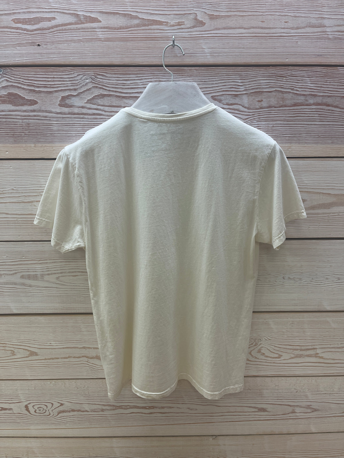 Camiseta manga corta Hombre Outlet talla M color Crudo