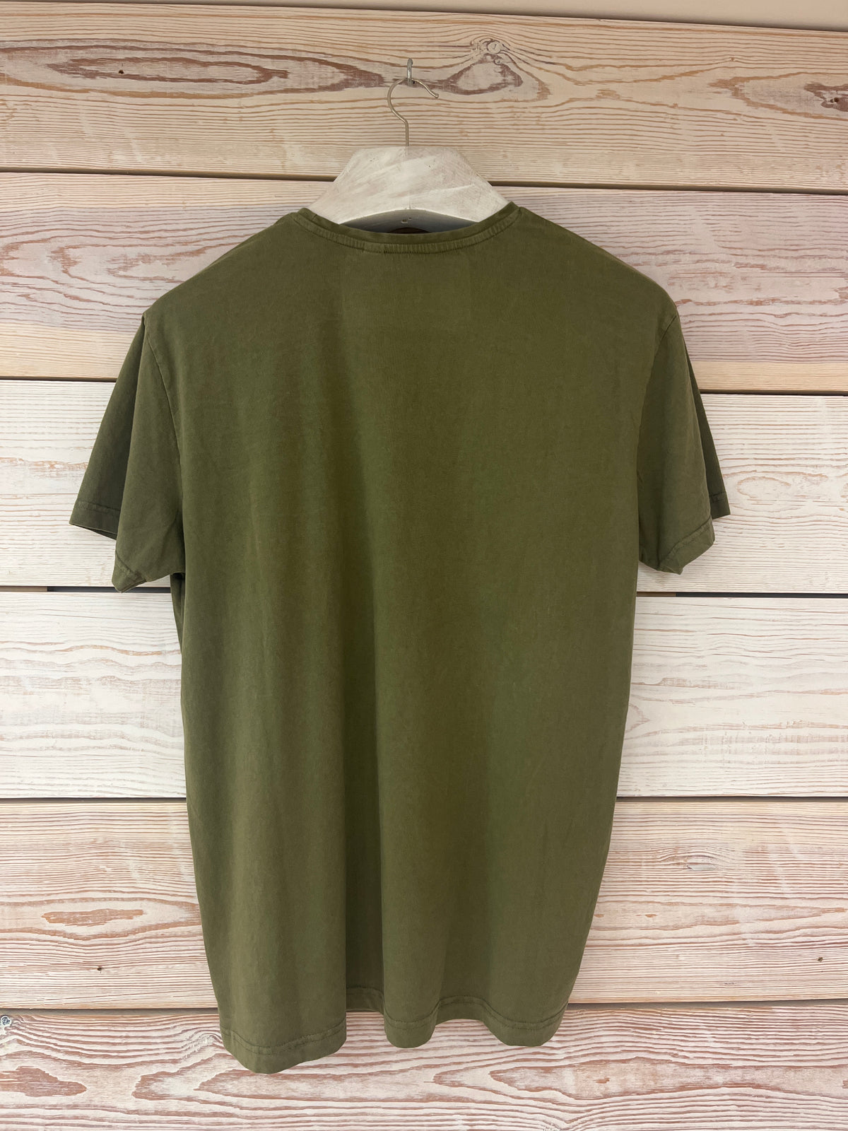 Camiseta manga corta Hombre Outlet talla L color Zelene