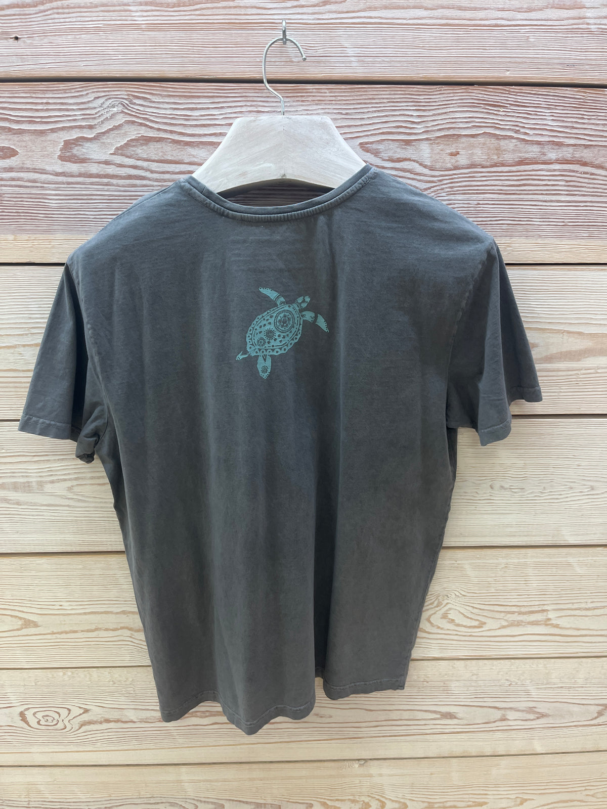 Camiseta manga corta Hombre Outlet talla L color Piedra