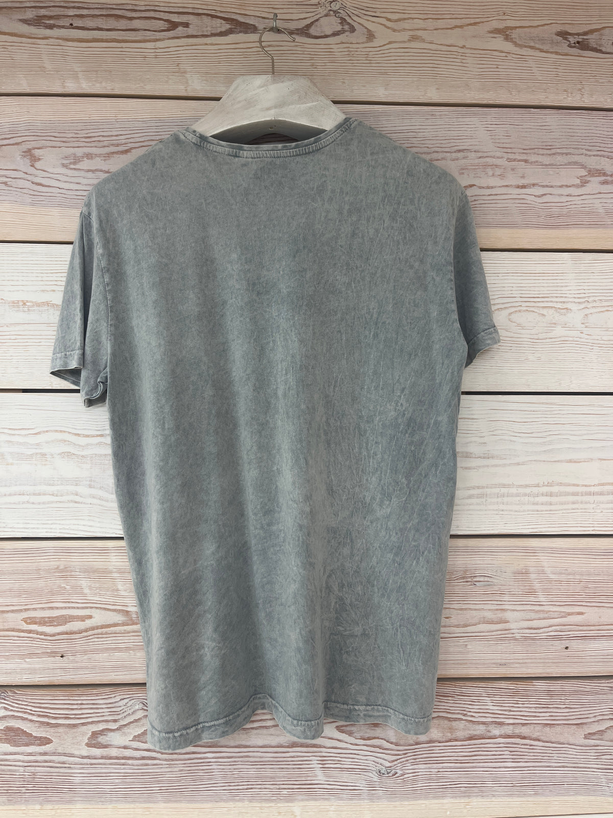 Camiseta manga corta Hombre Outlet talla L color Gris