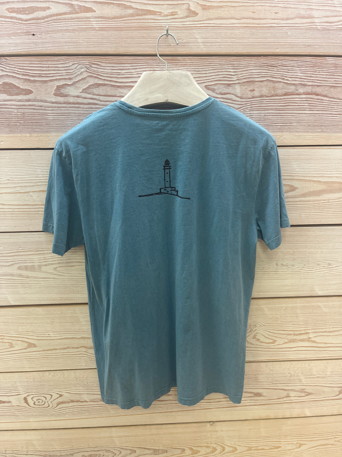 Camiseta manga corta Hombre Outlet talla L color Aqua