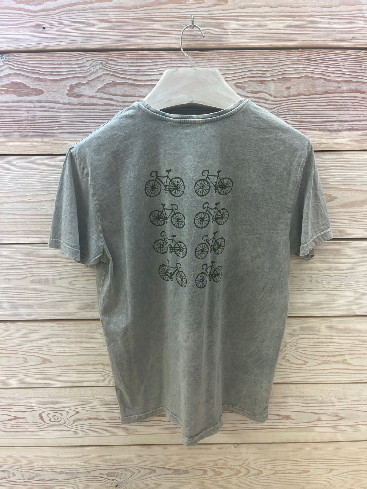 Camiseta manga corta Hombre Outlet talla L color Gris