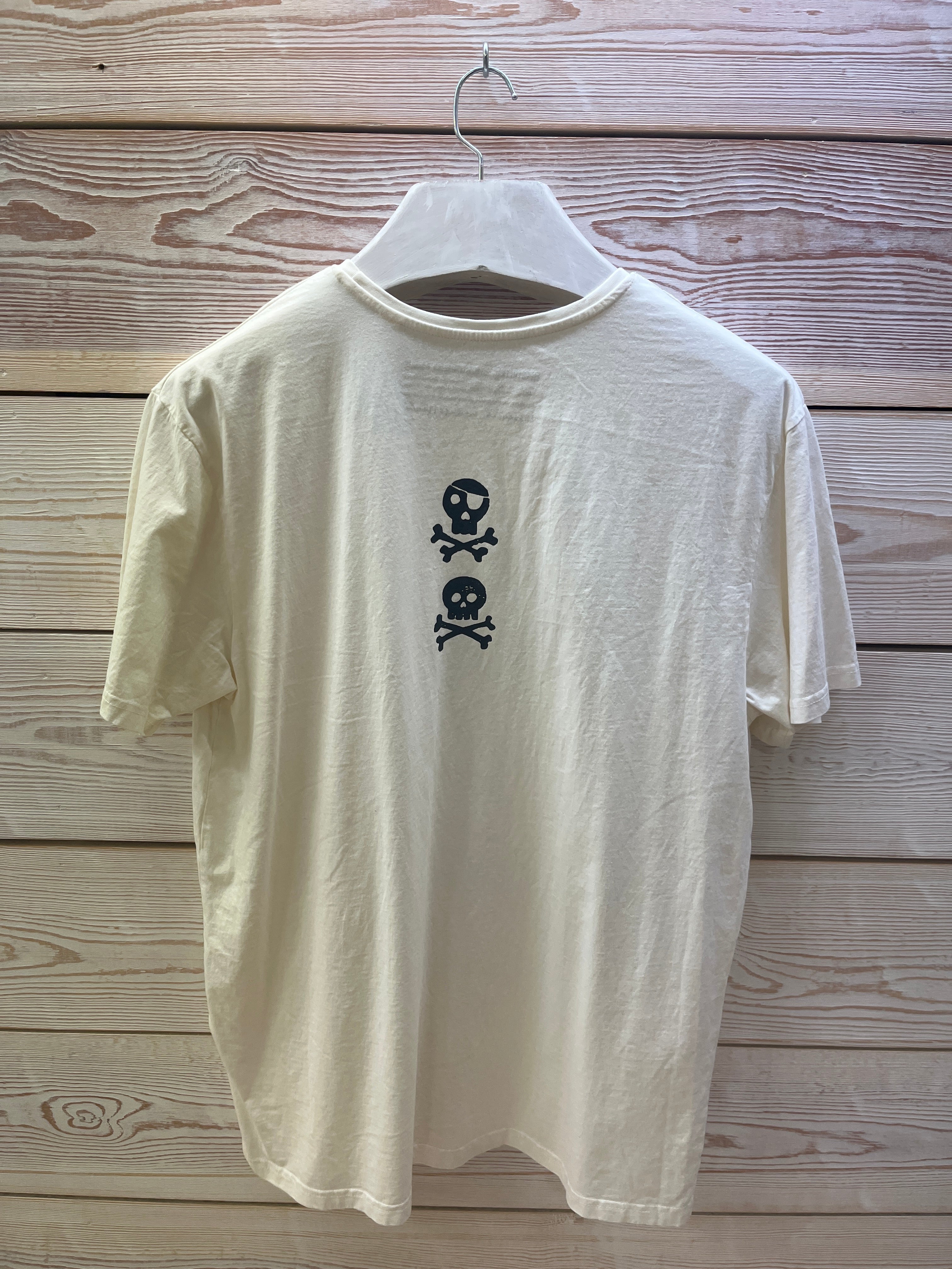 Camiseta manga corta Hombre Outlet talla XL color Crudo