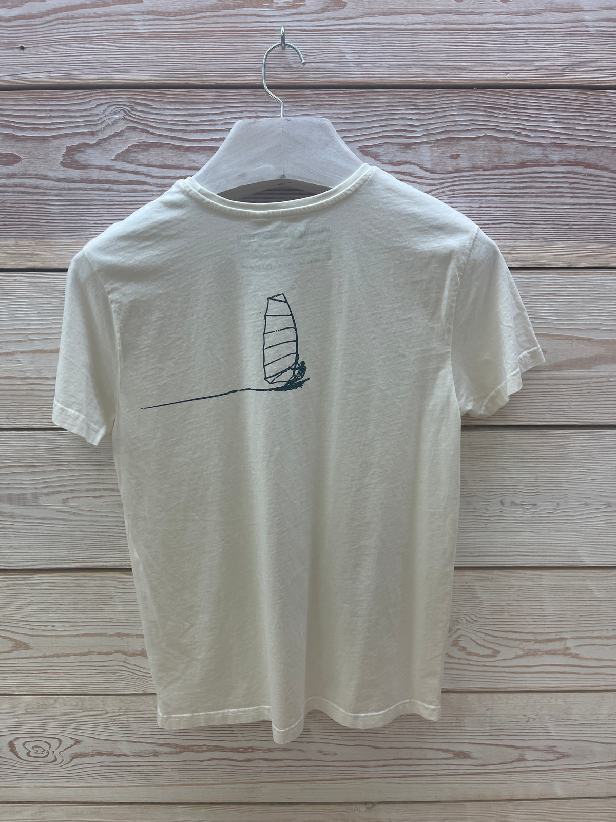 Camiseta manga corta Hombre Outlet talla S color Crudo