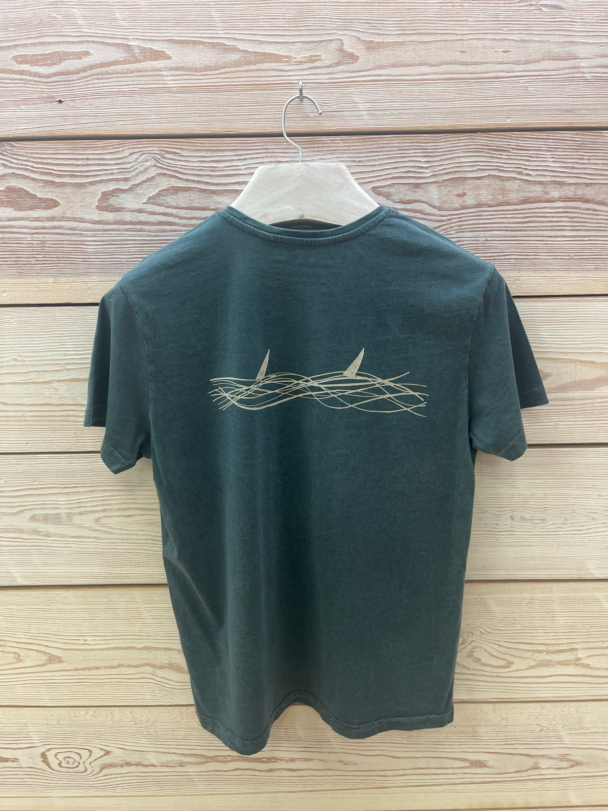 Camiseta manga corta Hombre Outlet talla S color Plomo