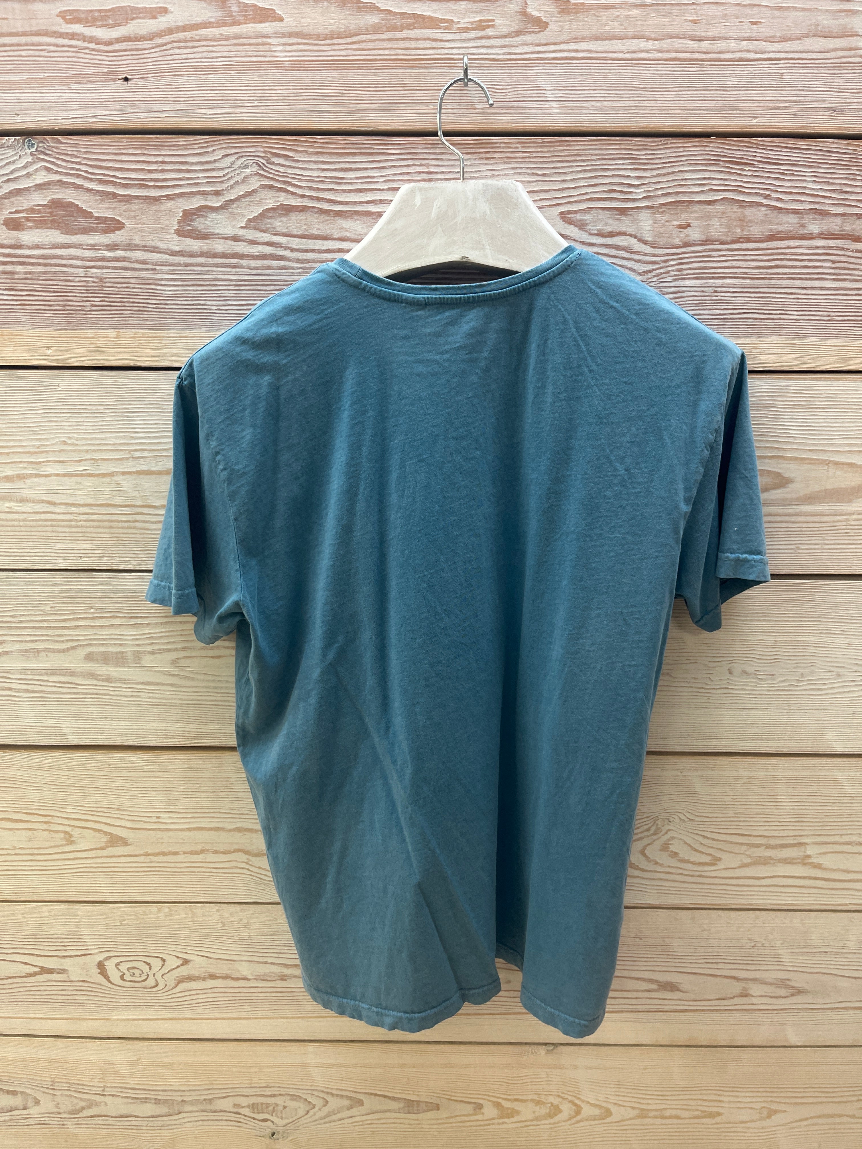 Camiseta manga corta Hombre Outlet talla L color Aqua