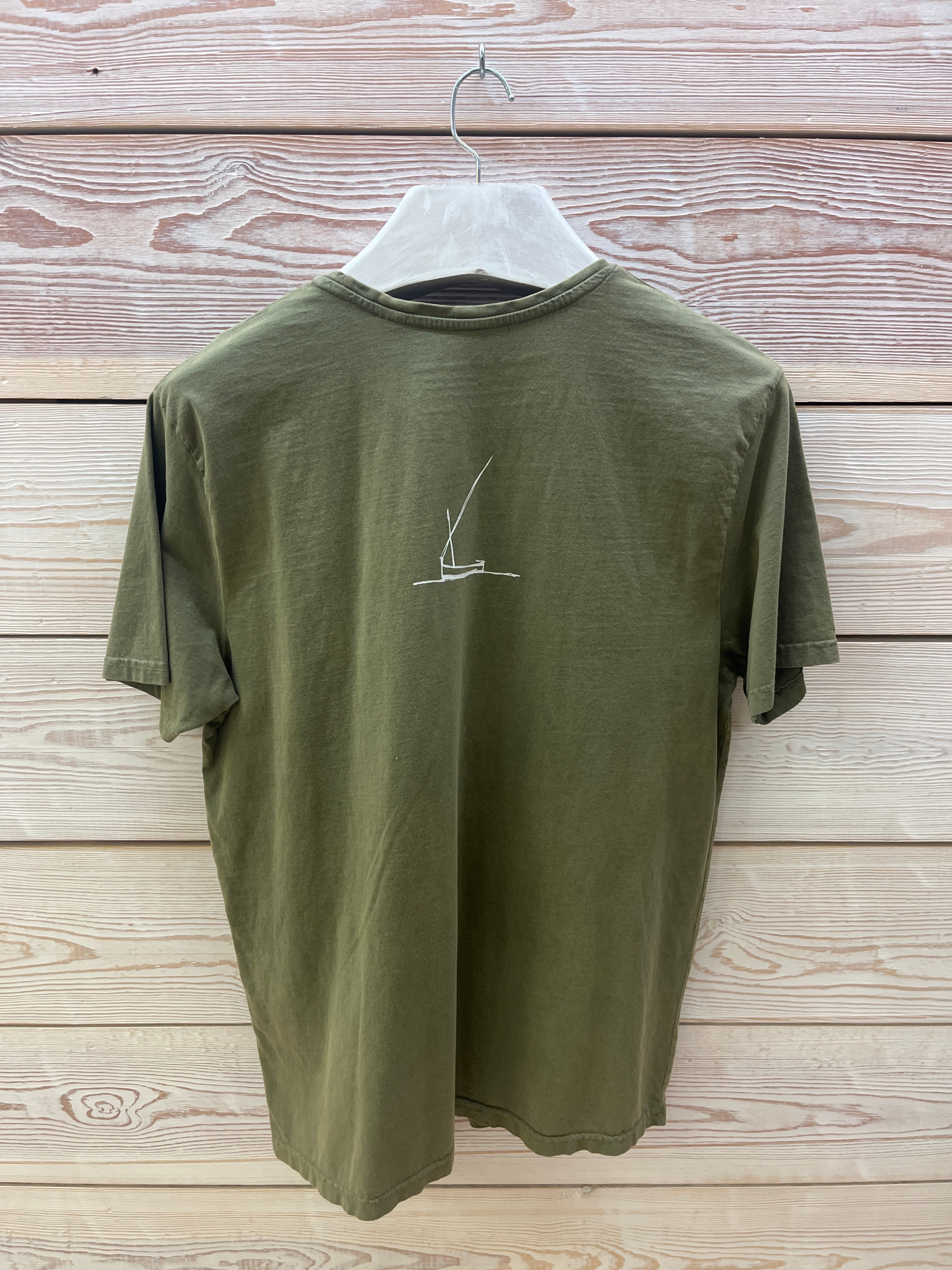 Camiseta manga corta Hombre Outlet talla XL color Zelene