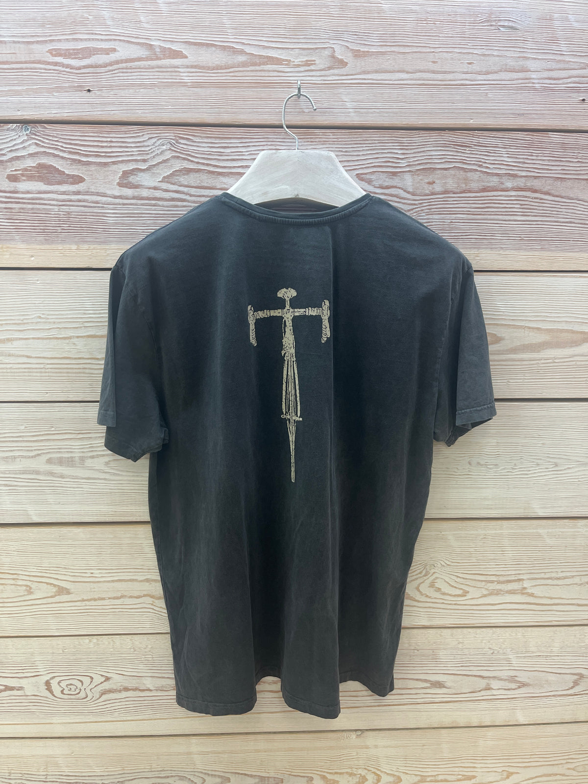 Camiseta manga corta Hombre Outlet talla M color Marengo