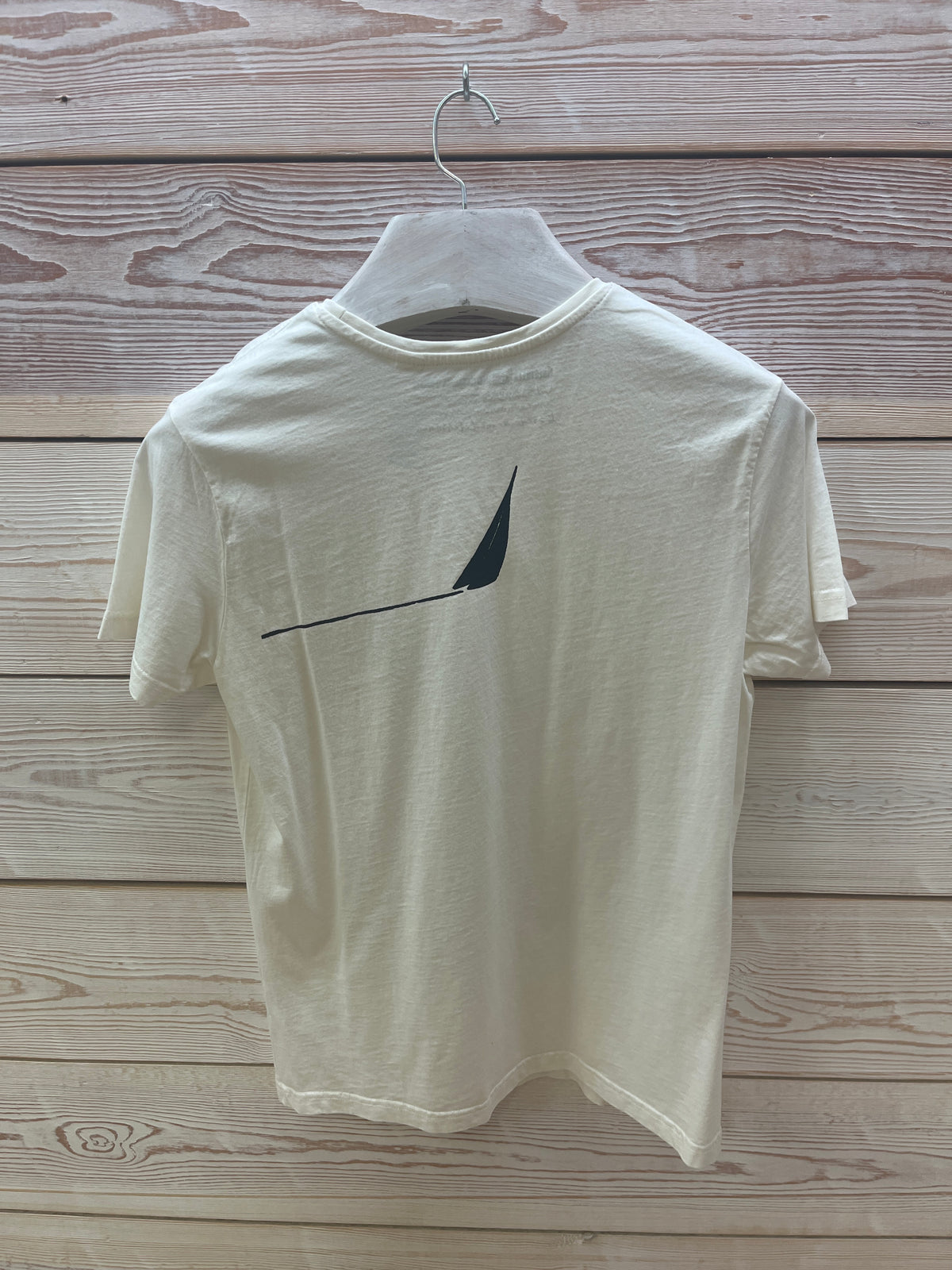 Camiseta manga corta Hombre Outlet talla S color Crudo